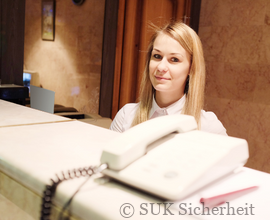 Empfangsdienst Bürogebäude